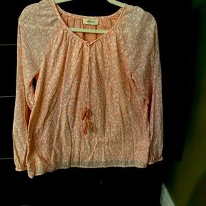 Beautiful style &Co blouse beautiful pink petite